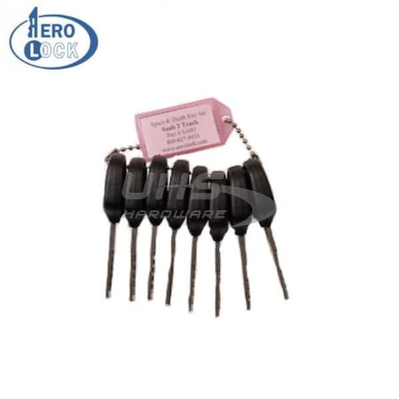 Aerolock AeroLock: Saab 2-Track S32YS-P Space & Depth Keys AER-SAB3